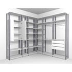 Módulo Closet De Canto Com 6 Peças Be Mobiliario