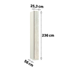 Módulo Closet Dormitório Roupeiro 1 Porta Legno Crema Prime Plus