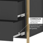 Modulo Closet Industrial 54cm Com Cabideiro Porta 2 Gavetas E