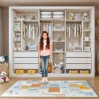 Módulo Closet Infantil Sem Portas 6 Gavetas Amara Branco