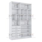 Módulo Closet M384.b (5 Gavetas, Nichos E Prateleiras)