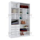 Módulo Closet M384.b (5 Gavetas, Nichos E Prateleiras)