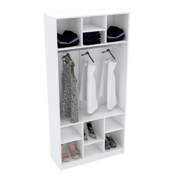 Modulo Closet M39.2021.b (quarto, Roupas, Cabideiro)