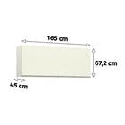 Módulo Closet Maleiro Ponte Casal 4 Portas 165cm Kashmir