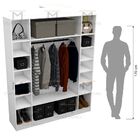 Modulo Closet Ou Loja Com Cabideiro M87.2021.b (expositor)
