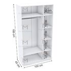 Modulo Closet Ou Loja Com Cabideiro M96.2021.b (colméia)