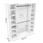 Modulo Closet Ou Loja M58.2021.b (cabideiro Expositor)