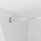 Módulo Closet com Cabideiro Gaveteiro Nicho e Porta de Correr Reflecta Branco 236x159,2x54,5cm Prime Luciane