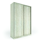 Módulo Closet com Cabideiro Gaveteiro Nicho e Porta de Correr Legno Crema 236x159,2x54,5cm Prime Luciane