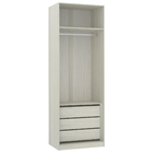 Módulo Closet Roupeiro 3 Gavetas 80,4cm Legno Crema Prime Plus Luciane