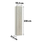 Módulo Closet Sapateira 1 Porta Legno Crema Prime Plus Luciane