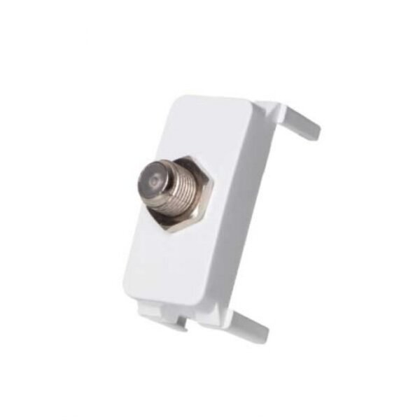 Módulo Coaxial Branca Para Tv 75 Ohms - Margirius