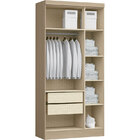 Modulo Com 3 Portas E 2 Gavetas C/ Espelho Infinity 3830a-cas