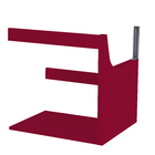 Módulo Complementar 60x46cm Vermelho Remix Móveis Bechara