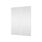 Módulo Complementar Com Espelho 105x35cm Prata