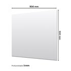 Módulo Complementar Com Espelho 50x50cm Prata