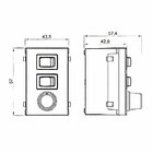 Módulo Controle De Ventilador Margirius Sleek Com Dimmer Bran