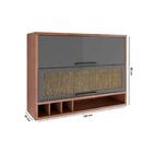 Módulo Cozinha Ronipa Syrah Armário  2 Portas C/ Tela Sevilha