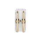 Módulo de 2 Interruptores Paralelos Ouro Rosé Novara