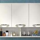 Módulo De 3 Portas Branco Suspenso Toalheiro