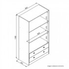 Módulo De Arrumação Multiuso Com 2 Gavetas Amore Art In Móvei