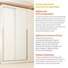 Módulo De Canto Linear 2 Portas De Correr Jade Cabecasa Madei