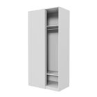 Módulo De Canto Linear Closet Sem Porta Jade Cabecasa Madeira