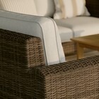 Módulo de Canto para Sofá Nerea Alumínio Bege 78x266x266cm Naterial