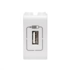Módulo De Carregador Usb Up Branco - Thesi