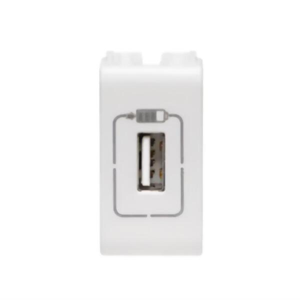 Módulo De Carregador Usb Up Branco - Thesi