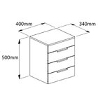 Módulo De Extensão Com Gavetas Like Wengue