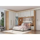 Módulo De Guarda Roupa 1 Porta Elegance  Angelin/blanc