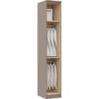 Módulo De Guarda Roupa 1 Porta Elegance  Níquel