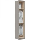 Módulo De Guarda Roupa 1 Porta Elegance  Níquel/angelin