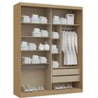 Módulo De Guarda Roupa 2 Portas 2 Gavetas Angelin E Niquel El