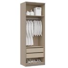 Módulo De Guarda-roupa 2 Portas 2 Gavetas Cabide  elegance Mó