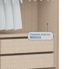 Módulo De Guarda Roupa 2 Portas 2 Gavetas Com Cabideiro Elega