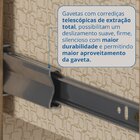 Módulo De Guarda Roupa 2 Portas 2 Gavetas Com Cabideiro Elega