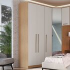 Módulo De Guarda Roupa 2 Portas 2 Gavetas Com Cabideiro Elega