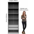 Módulo De Guarda Roupa 2 Portas 2 Gavetas Elegance  Angelin/a