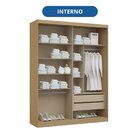 Módulo De Guarda Roupa 2 Portas 2 Gavetas Elegance  Angelin/b