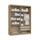 Módulo De Guarda Roupa 2 Portas 2 Gavetas Elegance  Angelin/b