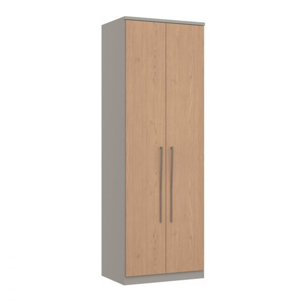 Módulo De Guarda Roupa 2 Portas 2 Gavetas Elegance  Níquel/an