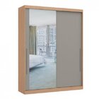 Módulo De Guarda Roupa 2 Portas 2 Gavetas Espelhado elegance