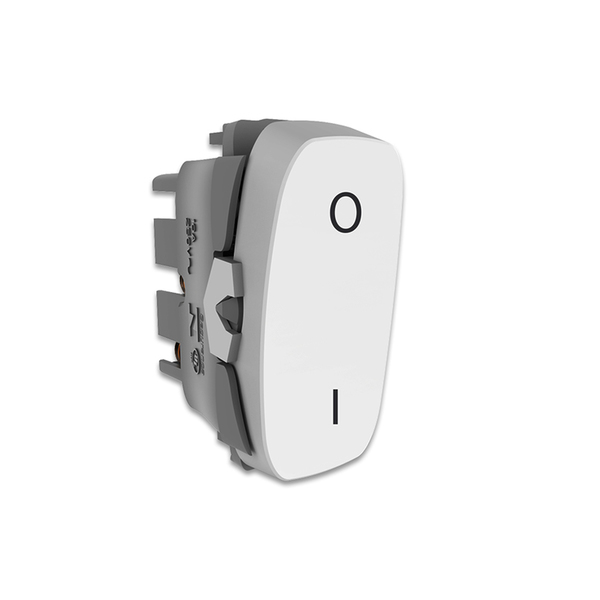 Módulo de Interruptor Bipolar Simples 10A Branco Gracia Alumbra