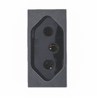 Módulo de Tomada 2P+T Nbr 20A Vivace Carbono Siemens