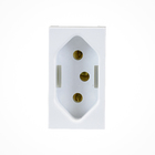 Módulo de Tomada de Energia 10A Branco Modulare Fame