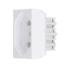 Módulo de Tomada de Energia 20A Branco Stella Steck