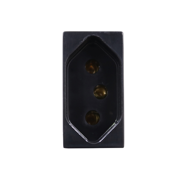 Módulo de Tomada de Energia Preto Lille Color Lexman