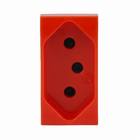 Módulo de Tomada de Energia Vermelho S30 ou S35 Simon